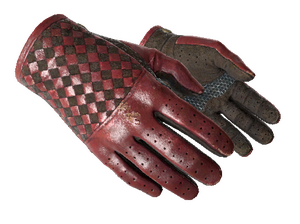 Driver Gloves Crimson Weave