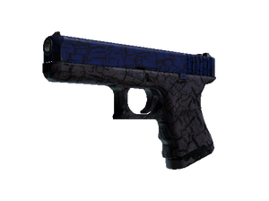 Glock-18 Blue Fissure